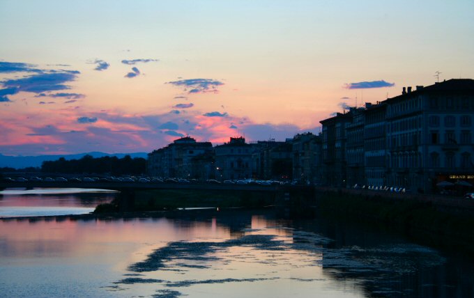 Firenze, tramonto
