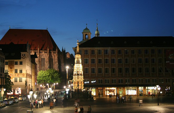 Nürnberg Nuremberg Norimberga, Hauptmarktplatz